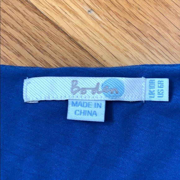 Boden Lottie Pansy Print Dress - Picture 3 of 13